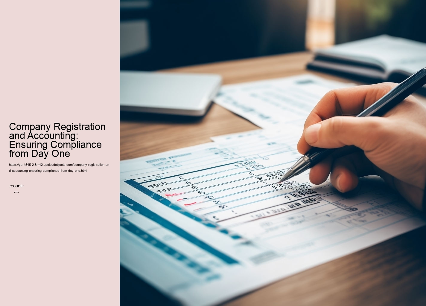 Company Registration and Accounting: Ensuring Compliance from Day One